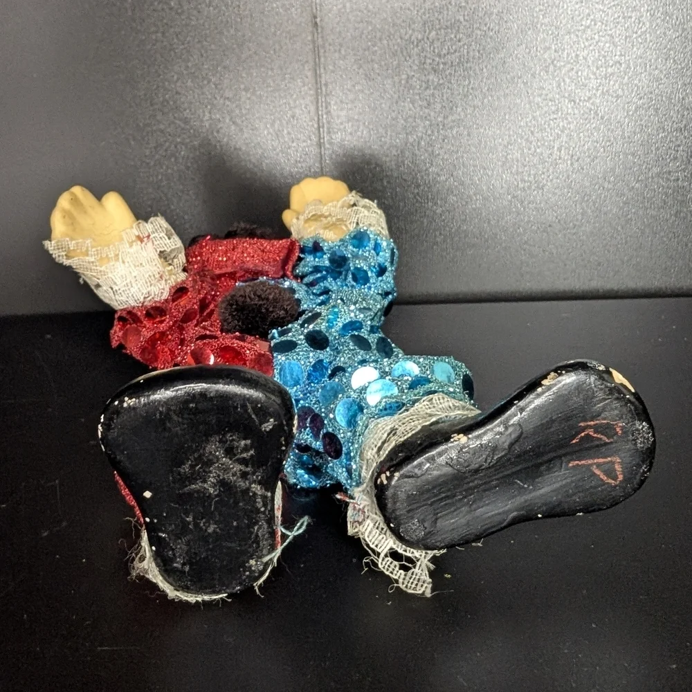 Colorful Clown Doll - Red and Blue - Picture 7 of 7